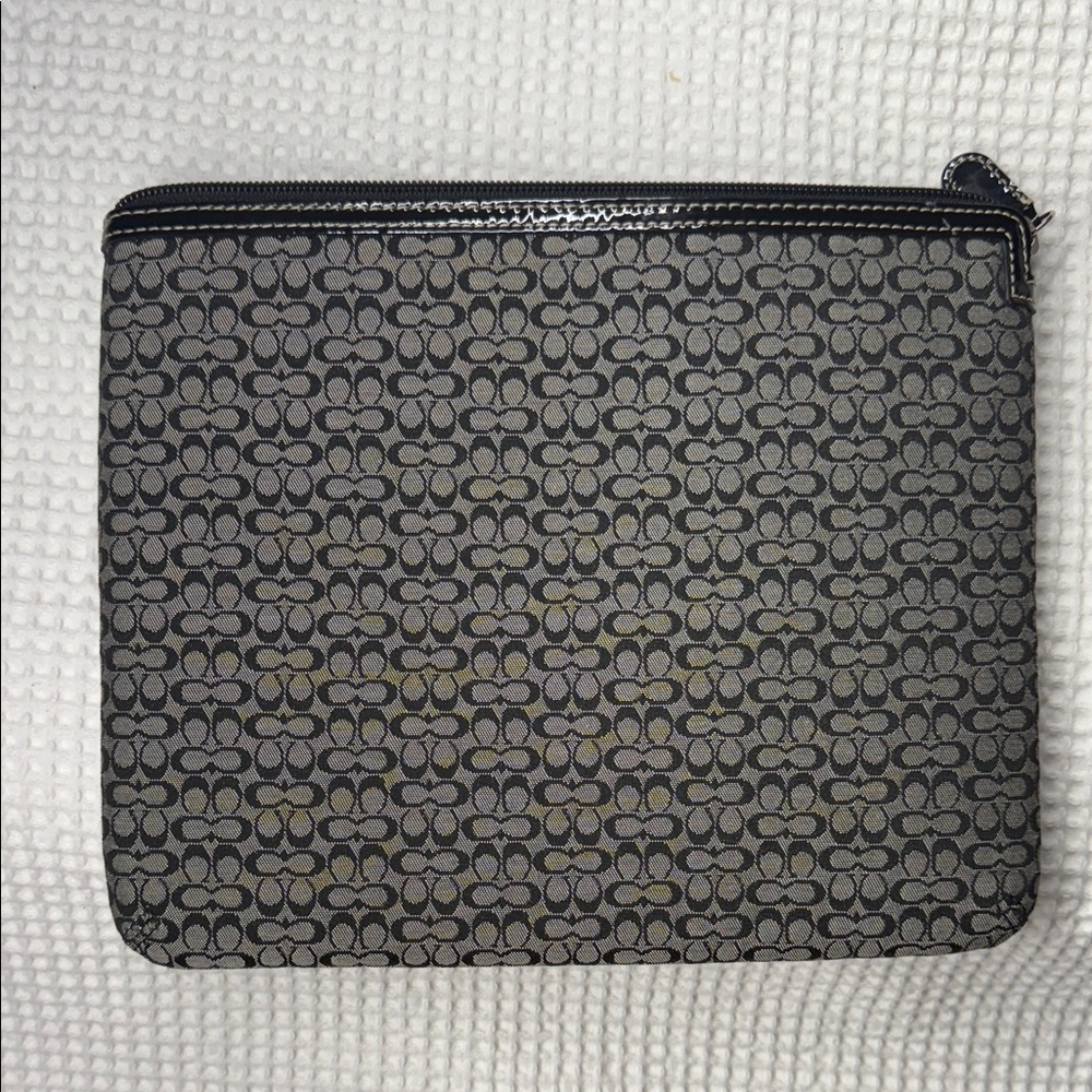 Coach Gray Patterned Tablet Sleeve - Picture 4 of 4